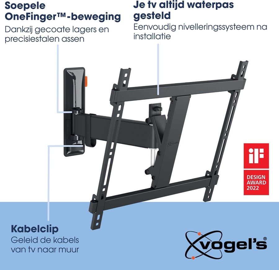 Vogel's COMFORT TVM 3425 | Draai- en kantelbare tv-beugel| 32-65 2